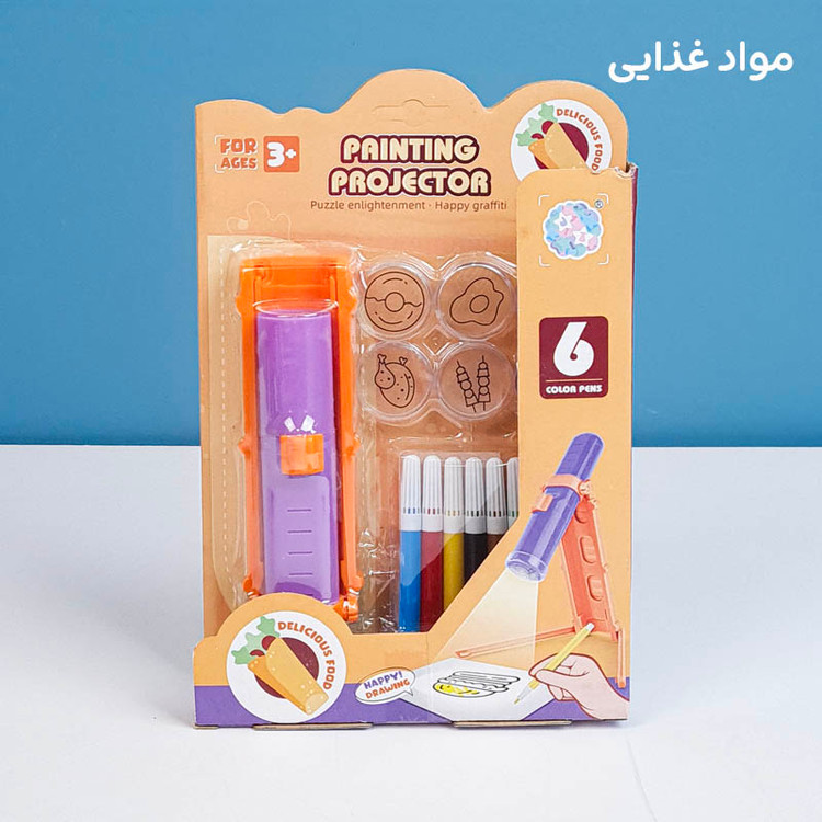 بازی آموزشی رنگ آمیزی مدل پروژکتور رومیزی